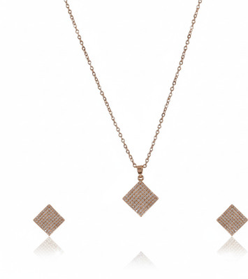 Sayda Jewels Alloy Bronze Jewellery Set(Pack of 1)
