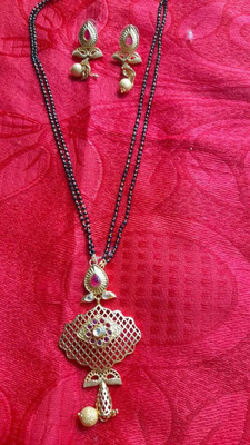 Arjun Brass Gold-plated Yellow Jewellery Set(Pack of 1)