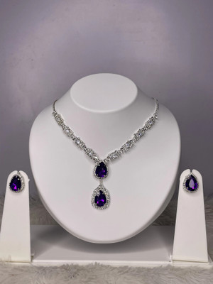 Bhakti Creative Alloy Silver Jewellery Set(Pack of 1)