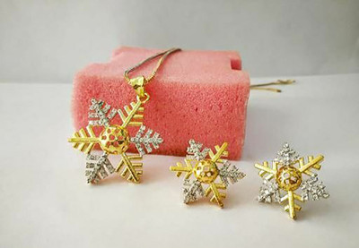 JIYANSHI ENTERPRISE Alloy Gold-plated Gold Jewellery Set(Pack of 1)