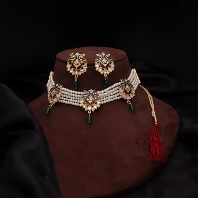 SHREE MARUTI TRADERS Alloy Gold-plated Multicolor Jewellery Set(Pack of 3)