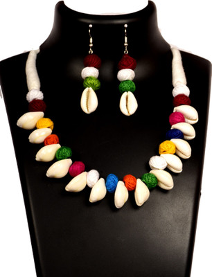 A S enterprize Oxidised Silver Multicolor Jewellery Set(Pack of 1)