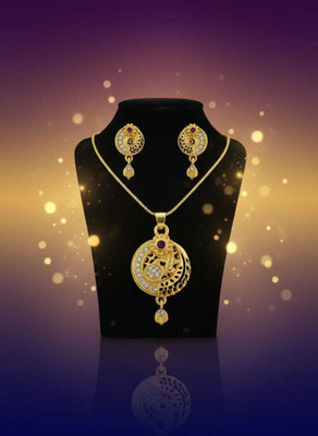 Maruti king Brass Gold-plated Gold Jewellery Set(Pack of 1)