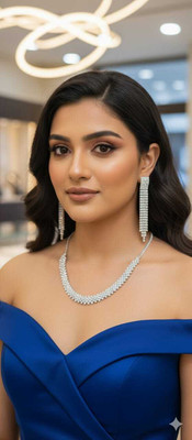 ICG Alloy Platinum White Jewellery Set(Pack of 1)