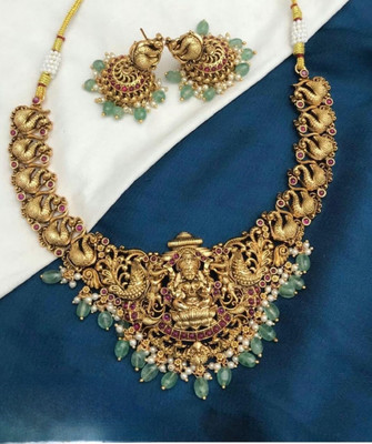 RIENTA JWL Alloy Gold-plated Gold Jewellery Set(Pack of 1)