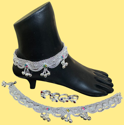 SONU SELECT Alloy Silver Silver Jewellery Set(Pack of 1)