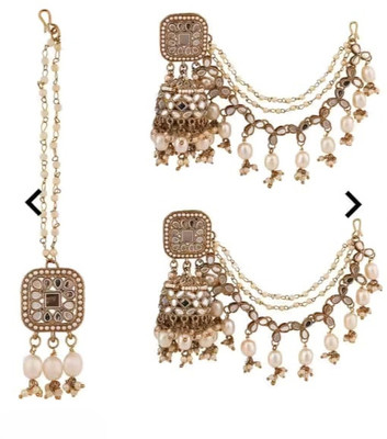 Jokerwal brothers Alloy White Jewellery Set(Pack of 1)