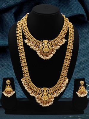DEORA JEWELLERY Alloy Gold Jewellery Set(Pack of 1)