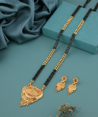 BELLADOR Alloy Gold-plated Gold Jewellery Set(Pack of 1)