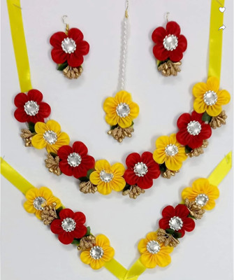 12SEASONS Fabric Multicolor Jewellery Set(Pack of 1)