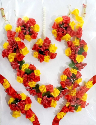 Shiv Fabric Multicolor Jewellery Set(Pack of 1)