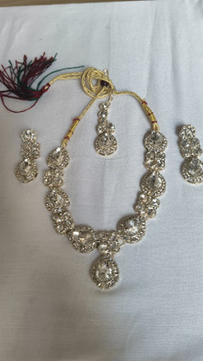 eiba enterprises Alloy Silver Jewellery Set(Pack of 1)
