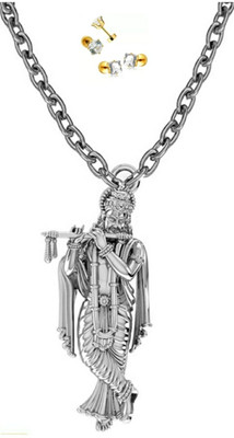 mattrachaya Brass, Alloy, Stainless Steel Sterling Silver, Gold-plated, Silver Silver, Gold Jewellery Set(Pack of 3)