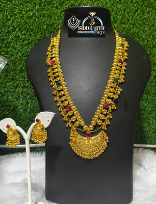 Sonvarsa enterprises Metal Gold-plated Gold Jewellery Set(Pack of 1)