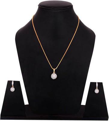 Opus Gems Alloy Silver, Gold Jewellery Set(Pack of 1)