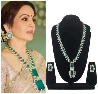 Samridhi DC Zinc Green Jewellery Set(Pack of 1)