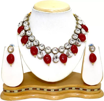 CATALYST Alloy Gold-plated Multicolor Jewellery Set(Pack of 1)
