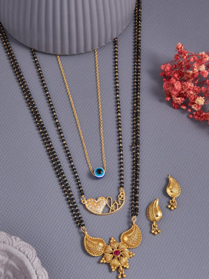 ANOUK Brass Gold-plated Multicolor Jewellery Set(Pack of 1)