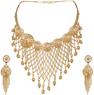 Styylo Jewels Brass Gold-plated Gold Jewellery Set(Pack of 3)