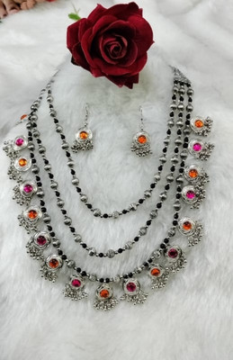 Mystory Alloy Multicolor Jewellery Set(Pack of 1)