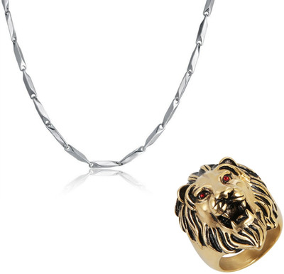 Vipunj Alloy Gold-plated, Sterling Silver Silver, Gold Jewellery Set(Pack of 1)