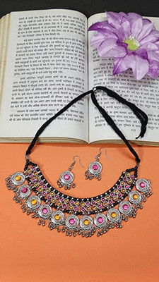 Lathar Alloy Multicolor Jewellery Set(Pack of 1)