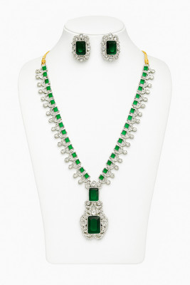 zainab Alloy Gold-plated Multicolor Jewellery Set(Pack of 1)