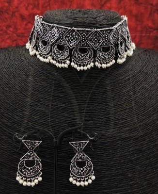 Shree Shyam Creation Oxidised Silver Silver Jewellery Set(Pack of 1)