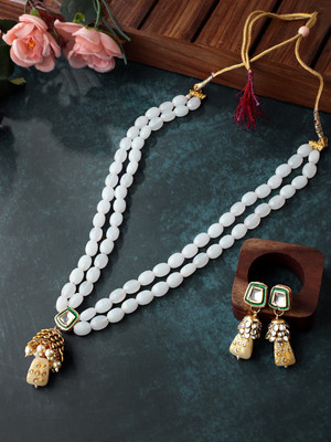 CARDINAL Brass White Jewellery Set(Pack of 1)