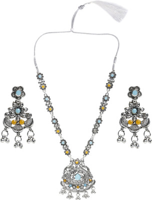 Lathar Alloy Silver Jewellery Set(Pack of 3)