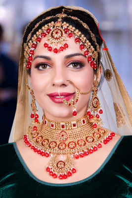 Tulsi Art Jewels Alloy Gold-plated Red Jewellery Set(Pack of 4)