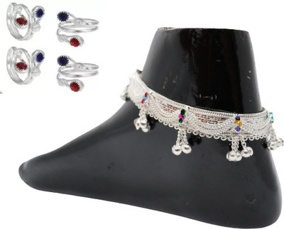 SONU SELECT Alloy Silver Silver Jewellery Set(Pack of 1)