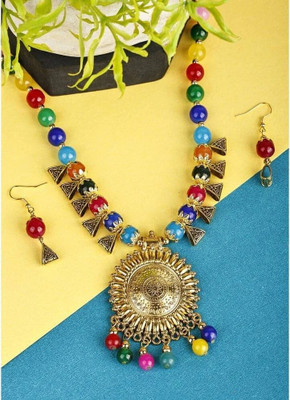 Opus Gems Alloy Multicolor Jewellery Set(Pack of 1)