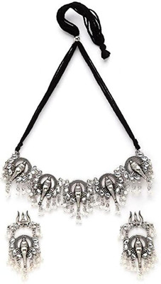 house of common Alloy Silver Jewellery Set(Pack of 1)