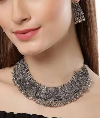Samridhi DC Alloy Silver Jewellery Set(Pack of 1)