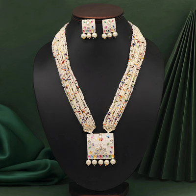 ZMS Alloy Gold-plated Multicolor Jewellery Set(Pack of 1)