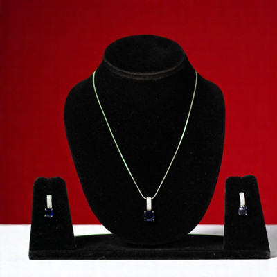 GIFTARIAA Sterling Silver Silver Jewellery Set(Pack of 1)