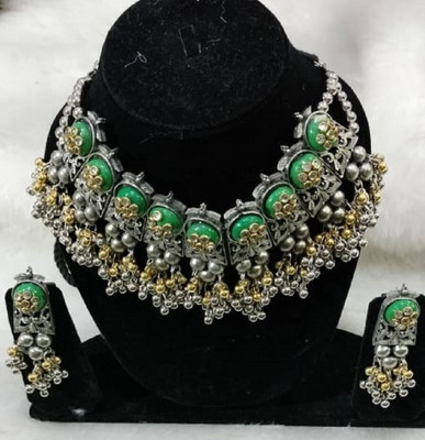 MAYRA TRADING Alloy Green Jewellery Set(Pack of 1)
