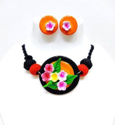 RADHIKASTORES Terracotta Multicolor Jewellery Set(Pack of 1)