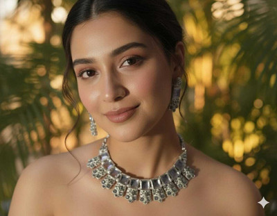 TWOLOVER Alloy White Jewellery Set(Pack of 1)