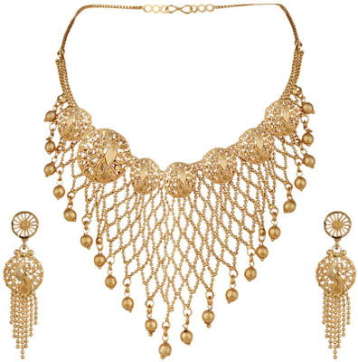 STYYLO FASHION Brass Gold-plated Gold Jewellery Set(Pack of 3)