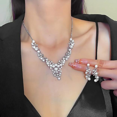 Lishanti Stainless Steel Silver Jewellery Set(Pack of 1)