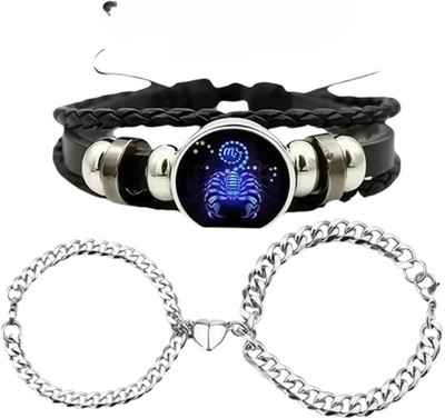 Elanora Jewels Alloy Sterling Silver Silver, Black Jewellery Set(Pack of 2)