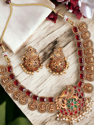 ANOUK Alloy Gold-plated Multicolor Jewellery Set(Pack of 2)