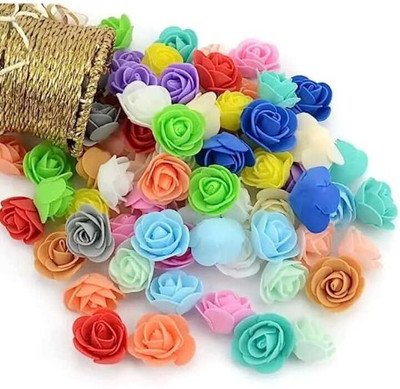 DENICRAAS Multi -color foam rose Jewelry Design Template(Pack of 100)