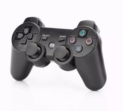 gamseria PS-3 Wireless Controller for PlayStation-3 Wireless Gamepad for PlayStation-3  Joystick(Black, For PS3)