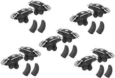 FKU (5PAIR) X10 Mobile Game Controller Trigger & (5PAIR) Finger Sleeve For Mobile  Joystick(Black, For Mac OS, PC)