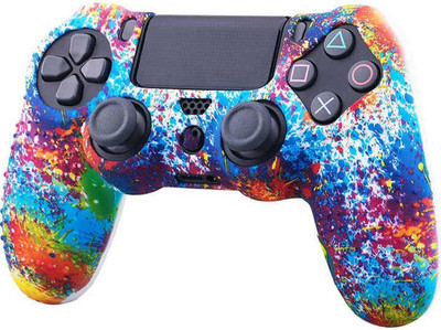RETRACK Waterproof Protection Skin Rubber Cover Case Silicone Sleeve For PS4 Controller  Joystick(White, For PS4)