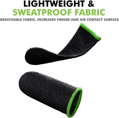 masimumma PUBG Gaming Finger Sleeves for All Battlegrounds Games  Joystick(Black, For Mac OS)