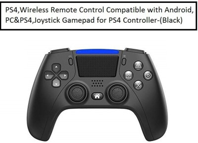 Tech Aura PS4 Dualshock 4 Wireless Controller for PS4 Remote for Playstation 4 Pro / PS4 Slim / PS4  Joystick(Black, For PS4)